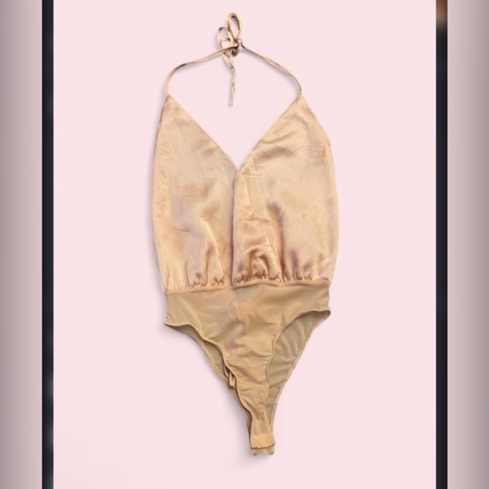Forever 21 Silky Strapped Bodysuit